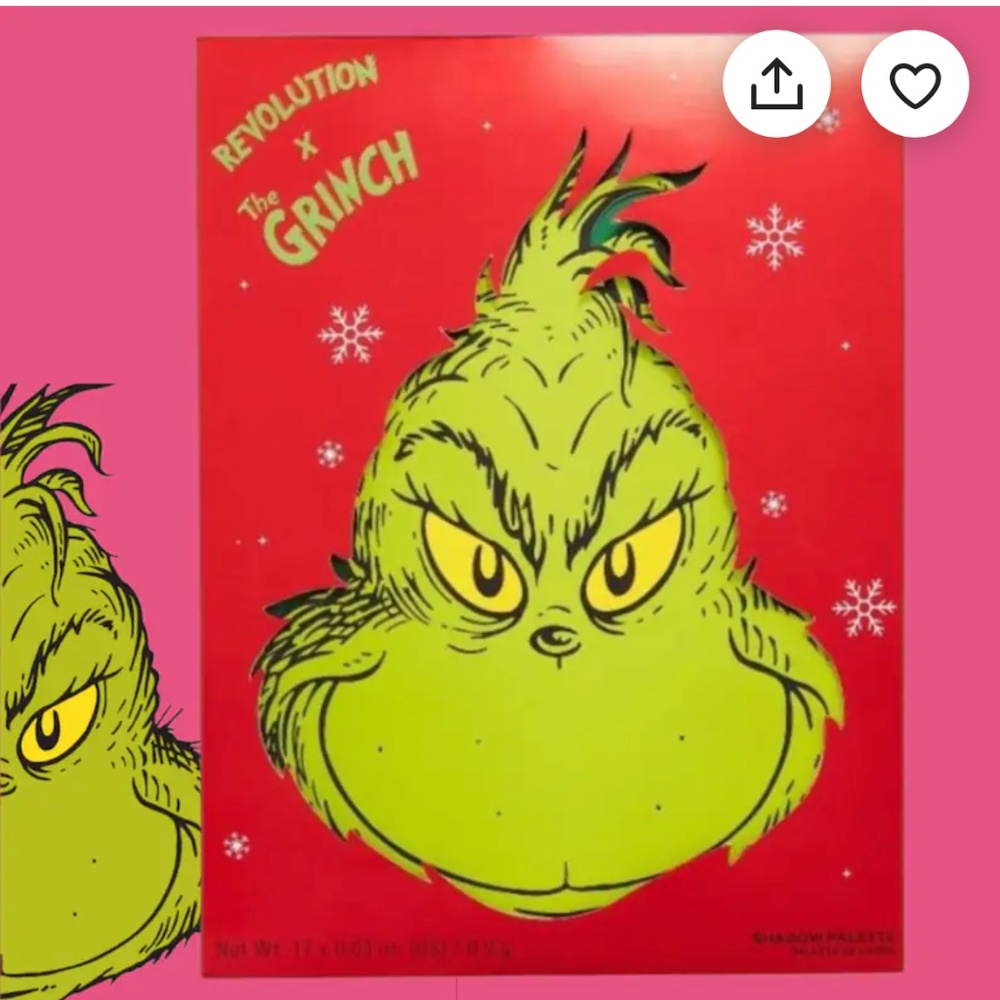 Revolution Grinch Eyeshadow Pallette